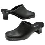 [ルチアノバレンチノ] オフィスサンダル レディース クロ S/M/L表示 L(24.0~24.5 cm)