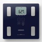 ショッピング体重計 オムロン 体重 体組成計 カラダスキャン ダークブルー KRD-203-DB 自動認識 乗るだけで測定開始 薄型設計