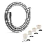 OFFO душ шланг для адаптор есть из нержавеющей стали взрывобезопасный утечка предотвращение долговечность есть душ .-.360° свободный вращение возможен поэтому использование средний. .....