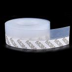 uinvin 隙間テープ 風防止テープ サッシシールテープ シールテープ 半透明 防水パッキン 窓用エアコン防音 玄関用 ドア用 すきま風防止