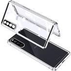 ショッピングxperia 10 iii ケース Xperia 10 III ケース 両面強化ガラス クリア SO-52B Xperia10III Lite スマホケース ガラスケース アルミ