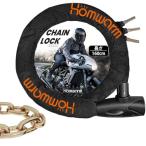 Homwarmbai часы chain lock крепкий противоугонное ключ 3шт.@ имеется очень толстый длина 1600mm цепь труба диаметр 8mm многоцелевой велосипед bai