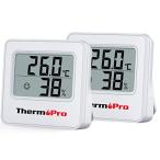 ThermoPro термометр-гигрометр датчик температуры гигрометр цифровой . температура итого большой экран compact маленький термометр-гигрометр цифровой высокая точность сенсор легктй для просмотра лицо Mark 