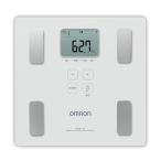 オムロン 体重 体組成計 カラダスキャン ホワイト KRD-203-W 自動認識 乗るだけで測定開始 薄型設計