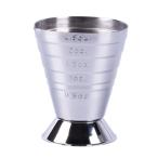 青芳 CASUAL PRODUCT マルチレベル ジガー 025341 目盛付 メジャーカップ 計量カップ ハイボール 焼酎 置いて計れる オン