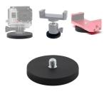 Mikankawa экшн-камера магнитный присоска 1/4 винт магнит платформа резина покрытие машина мотоцикл k смартфон держатель камера системы безопасности однообъективный зеркальный 