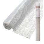 ニトムズ 窓ガラス 断熱 シート フォーム 凹凸ガラス用 レース 結露防止 粘着 そのまま貼れる 窓 防寒 リビング 寝室 幅90cm×長さ1.