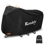 Rondofy 自転車カバー 防水 厚手 破れにくい 使い捨てバイクカバーにサヨナラ!420D 厚手モデル最新型 4箇ワンタッチバックル