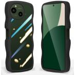 ショッピングAQUOS AQUOS R9/R10 ケース SH-51F/SH-51E カバー クリア 波状フレーム グーグル 耐衝撃 うねうね 女性用 女子向け 人気