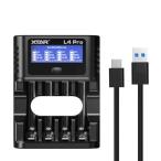 XTAR L4 Pro зарядное устройство 1.5V одиночный 3 одиночный 4 lithium батарейка .1.2V AA/AAA Никель-металлгидридные батареи зарядное устройство разряд функция восстановленный функция 