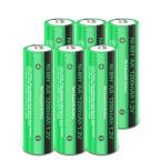  одиночный 3 форма зарядка батарейка AA 1200mAh Никель-металлгидридные батареи 1.2V солнечный свет для 6шт.@PKCELL солнце . лампа для 