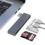 MOGOOD USBハブ マルチポートUSBアダプタ 5 in 1 USBハブ 1×USB 3.0、2×USB 2.0、SD/TFカードリーダー