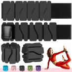 AdLife 黒色のアンクルウェイト 足首 手首 重り おもり 筋トレ ウェイト リスト 約1kg (0.5kg×2) 2個 シリコン製 リスト