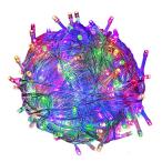 RPGT 100 LEDs 4 цвет Mix цвет 12.5 метров прозрачный провод елка освещение 8.. режим есть, Рождество 