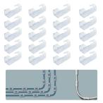 Coollooda кабель крюк (20 штук входит ) фиксация кабель зажим стена код зажим склеивание сиденье есть электропроводка прекращение орнамент код держатель чуть более 