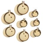 8 шт Mini вышивка рамка-оправа вышивка обруч дерево рамка-оправа DIY изделие прикладного искусства аксессуары детали ( круглый )