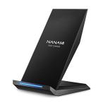 NANAMI беспроводной зарядное устройство Qi засвидетельствование iPhone 15/14/13/12/11/SE/8 серии Galaxy S24/S23/S22/2