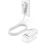  удлинитель 2m путешествие розетка разветвитель usb есть NTONPOWER 3 шт AC.1 шт Type-C 2 шт USB-A.... розетка 