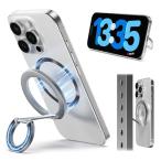 Sinjimoru MagSafe соответствует смартфон кольцо двусторонний магнит 360 раз вращение compact проект устойчивость подставка с одной стороны функционирование удобный падение предотвращение iPh
