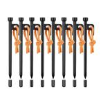  колок Xincamping кованый колок 28cm 20cm steel 8шт.@/16шт.@ Laser сварка отражающий материал ввод трос solid крепление, опора k электро- надеты покраска ki