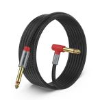 ANYPLUS 6.35 mm музыкальные инструменты кабель 3m6.35mm на 6.35mm 90° патрубок гитара линия стерео стандарт штекер линия,. на ., style звук шт., гитара 