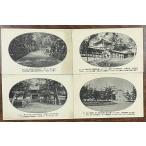 ( открытка с видом 160) Nara название место 4 листов 2. тории * рука направление гора Hachiman .* весна день бог фирма *.. музей битва передний 