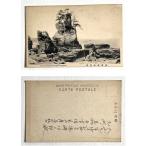 ( открытка с видом 1114) Nagasaki . дерево . скала документ входить битва передний 