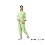 介護寝巻 つなぎタイプ 若草色／L 