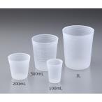 PPディスポビーカー 500mL 1個 ニッコー・ハンセン 406941 (30-1403-55)