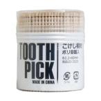 こけし楊枝 トゥースピック ポリ容器入 1パック 500本入 大黒工業  (54-2509-62)