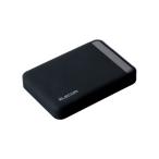 ポータブルHDD ハードウェア暗号化 2TB エレコム ELP-EEN020UBK (54-9123-04)
