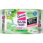 クイックルワイパー 立体吸着ウエットシート シトラスハーブの香り 32枚入 花王 60-8060-44
