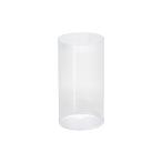 PVC クリスタルボックス 円柱 78×150 1ケース 6個入 HEIKO 006854150 (60-9107-52)