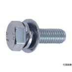 座金組込ボルト トリーマー 三価白 サイズM10×30 5本入 トラスコ中山 B716-1030 (61-2135-26)