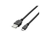 タブレット用USB2.0ケーブル A-microB 2A出力 0.8m ブラック エレコム TB-AMB2A08BK (61-3674-89)