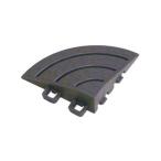 ブラシマットD グレー コーナー 75×75mm ミヅシマ工業 4080150 (61-5180-45)