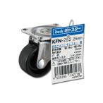 自在ナイロンキャスター 25ミリ 黒 光 KFN-252 (61-7439-25)
