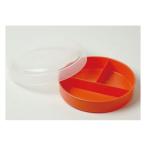 ランチプレート オレンジ 蝶プラ工業 263546 (61-8560-55)