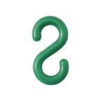 S字フック 緑 2個組 日本緑十字社 284122 (61-9937-43)