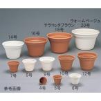 koruti pot терракота Brown φ540×352mm Iris o-yama18 go (62-0917-52)