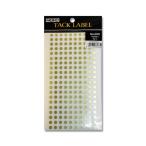 HEIKO タックラベル シール No.265 丸 金 5mm 1200片 HEIKO 7073060 (62-1029-38)