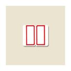 HEIKO タックラベル シール No.054 インデックスラベル 赤 23x28mm 240片 HEIKO 7062672 (62-1031-39)