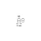 耳栓 MS 1パック 2個入 オムロン ヘルスケア AK-EACP-MS (62-2818-18)