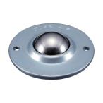 ボールキャスター ゴミ排出穴付 上向き用 スチール製 許容荷重50kg エイテック PV50UH (62-8993-20)
