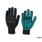 すべり止め天然ゴム手袋 グリーン M トラスコ中山 THG134GN-M (62-9050-35)