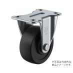 LR型キャスター 固定車プレート式 径50mm 導電ゴム車輪 ユーエイ LR-50RE (62-9777-31)