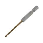 HSS鋼チタンコーティング 鉄工用ドリル刃 2.5mm GREATTOOL アークランドサカモト GTTD-25 (62-9941-54)