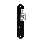 カラー隅金 一文字 黒 85×17mm 和気産業 IH-040 (63-1498-23)