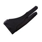 タブレット用誤操作防止2本指グローブ ブラック Lサイズ エレコム TB-GV2L (63-1851-14)