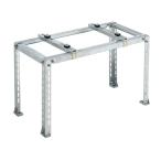 ルームエアコン据付部材 平地高置用 高さ500 日晴金属 C-NZJ5-2 (63-2497-50)